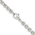 Image of 24" Stainless Steel 5mm Polished and Textured Fancy Rolo Chain Necklace