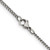 Image of 24" Stainless Steel Antiqued 2mm Round Curb Chain Necklace