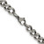 Image of 24" Stainless Steel Oxidized 7.5mm Curb Chain Necklace