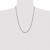 Image of 24" Stainless Steel Polished 3.3mm Cyclone Chain Necklace