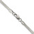 Image of 24" Stainless Steel Polished 3.4mm Herringbone Chain Necklace
