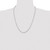 Image of 24" Stainless Steel Polished 3.4mm Herringbone Chain Necklace