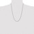 Image of 24" Stainless Steel Polished 3mm Singapore Chain Necklace