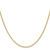Image of 24" Stainless Steel Polished Yellow IP-plated 1.7mm Cyclone Chain Necklace