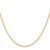 Image of 24" Stainless Steel Polished Yellow IP-plated 2mm Ball Chain Necklace