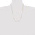 Image of 24" Stainless Steel Polished Yellow IP-plated 2mm Ball Chain Necklace