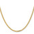 Image of 24" Stainless Steel Polished Yellow IP-plated 3mm Curb Chain Necklace