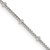 Image of 24" Sterling Silver 1.25mm Fancy Beaded Box Chain Necklace