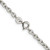 Image of 24" Sterling Silver 2.75mm Flat Link Cable Chain Necklace
