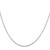 Image of 24" Sterling Silver Rhodium-plated 1.25mm Loose Rope Chain Necklace