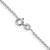 Image of 24" Sterling Silver Rhodium-plated 1.5mm Cable Chain Necklace