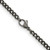 Image of 24" Titanium Polished 3.5mm Curb Chain Necklace