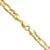 Image of 26" 10K Yellow Gold 10mm Light Concave Figaro Chain Necklace