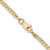 Image of 26" 10K Yellow Gold 2.2mm Flat Beveled Curb Chain Necklace