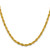 Image of 26" 10K Yellow Gold 4.25mm Semi-Solid Rope Chain Necklace
