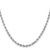 Image of 26" 14K White Gold 3.75mm Diamond-cut Rope with Lobster Clasp Chain Necklace