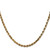 Image of 26" 14K Yellow Gold 3.5mm Diamond-cut Rope with Lobster Clasp Chain Necklace