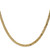 Image of 26" 14K Yellow Gold 3.9mm Flat Beveled Curb Chain Necklace