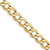 Image of 26" 14K Yellow Gold 5.25mm Semi-Solid Curb Chain Necklace
