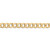 Image of 26" 14K Yellow Gold 7mm Semi-Solid Curb Chain Necklace