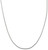 26" Sterling Silver 1.25mm Diamond-cut Round Franco Chain Necklace