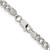 Image of 26" Sterling Silver 4.5mm Pave Curb Chain Necklace
