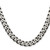 Image of 26" Sterling Silver Antiqued 9mm Curb Chain Necklace