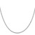 Image of 26" Sterling Silver Rhodium-plated 1.5mm Box Chain Necklace