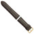 Image of 26mm 7.5" Brown Smooth Leather Chrono Gold-tone Buckle Watch Band