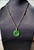 Natural Untreated 26mm Nephrite Jade Koru Pendant