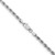 Image of 28" 10K White Gold 3.25mm Diamond-cut Rope Chain Necklace