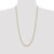 Image of 28" 10K Yellow Gold 2.25mm Diamond-cut Rope Chain Necklace