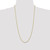 Image of 28" 10K Yellow Gold 2mm Diamond-cut Rope Chain Necklace