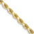 Image of 28" 10K Yellow Gold 3.25mm Diamond-cut Rope Chain Necklace