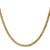 Image of 28" 10K Yellow Gold 3.9mm Flat Beveled Curb Chain Necklace