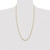 Image of 28" 10K Yellow Gold 3mm Semi-Solid Rope Chain Necklace