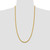 Image of 28" 10K Yellow Gold 4.25mm Semi-Solid Rope Chain Necklace