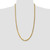 Image of 28" 10K Yellow Gold 4.75mm Flat Beveled Curb Chain Necklace