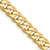 Image of 28" 10K Yellow Gold 6.25mm Flat Beveled Curb Chain Necklace