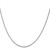 Image of 28" 14K White Gold 1.05mm Box Chain Necklace