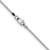 Image of 28" 14K White Gold 1.05mm Box Chain Necklace