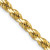 Image of 28" 14K Yellow Gold 4.5mm Diamond-cut Rope with Lobster Clasp Chain Necklace