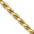 Image of 28" 14K Yellow Gold 4mm Diamond-cut Rope with Lobster Clasp Chain Necklace
