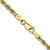 Image of 30" 10K Yellow Gold 3.35mm Diamond-cut Quadruple Rope Chain Necklace