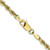 Image of 30" 10K Yellow Gold 3mm Diamond-cut Quadruple Rope Chain Necklace