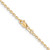 30" 14K Yellow Gold 2mm Round Open Link Cable Chain Necklace