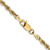 Image of 30" 14K Yellow Gold 3.0mm Diamond-cut Quadruple Rope Chain Necklace