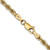 Image of 30" 14K Yellow Gold 3.35mm Diamond-cut Quadruple Rope Chain Necklace
