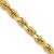 Image of 30" 14K Yellow Gold 3mm Diamond-cut Rope with Lobster Clasp Chain Necklace