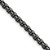 30 inch Stainless Steel Antiqued and Polished 3.9mm Rounded Box Chain Necklace